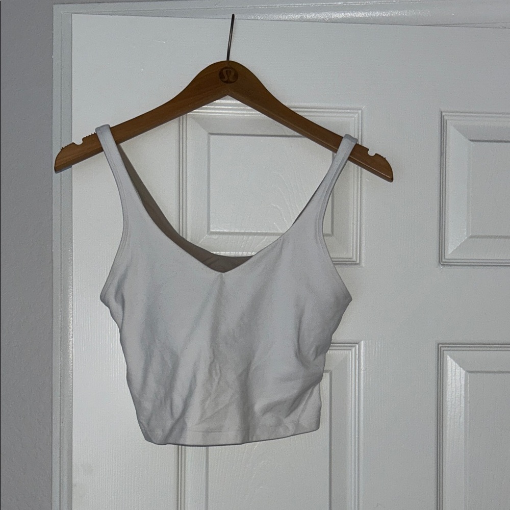 Lululemon Athletica White Camisole Top